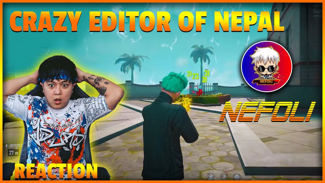 Junior Reacts To @Nefoli Unique Style Editor Of Nepal | Garena FreeFire