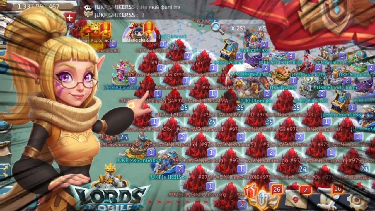 KVK TOP-18 in the world! Бойовки без зупинку 24 години 🤪 [UKF] Baiyun Cat. Lords mobile