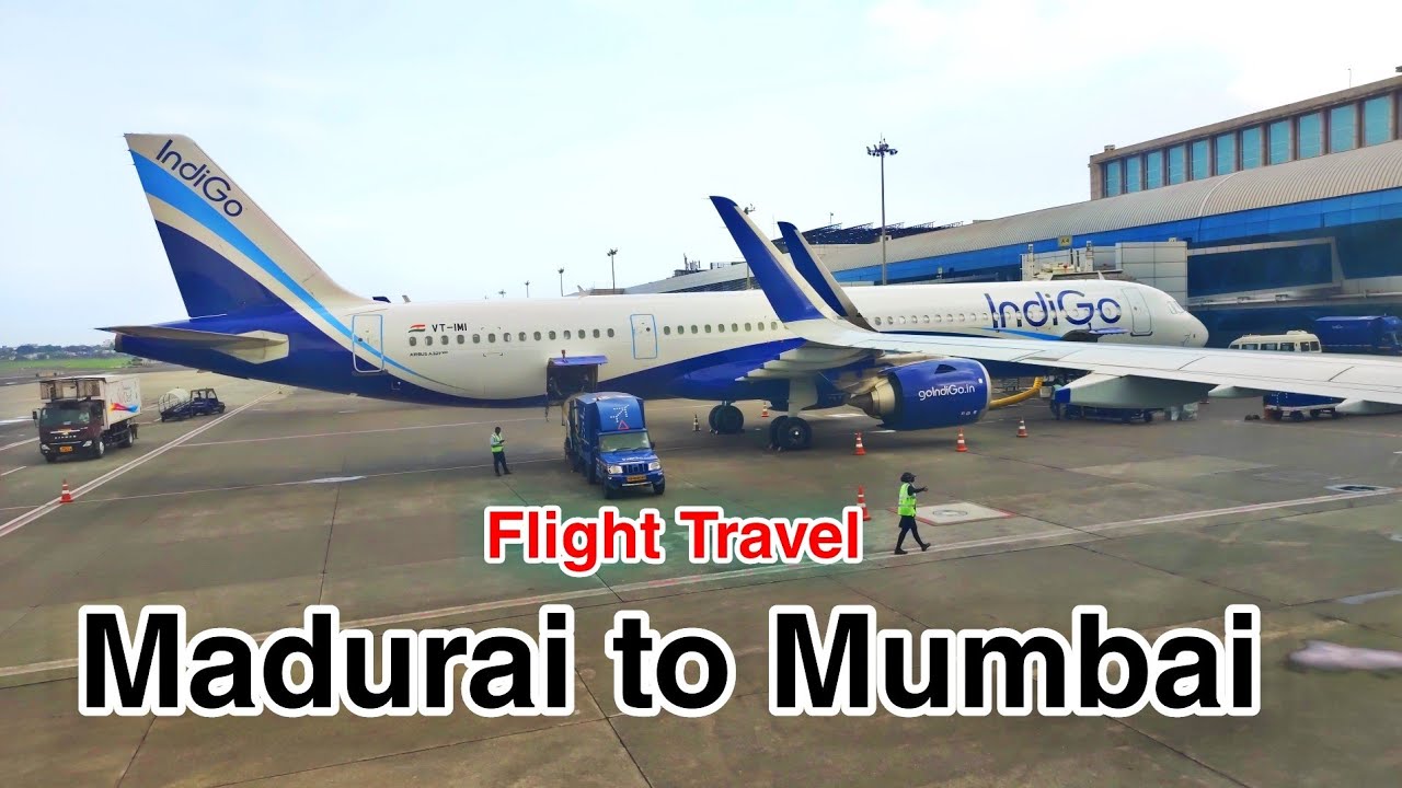 Madurai To Mumbai Flight Travel Vlog / Mg Traveller