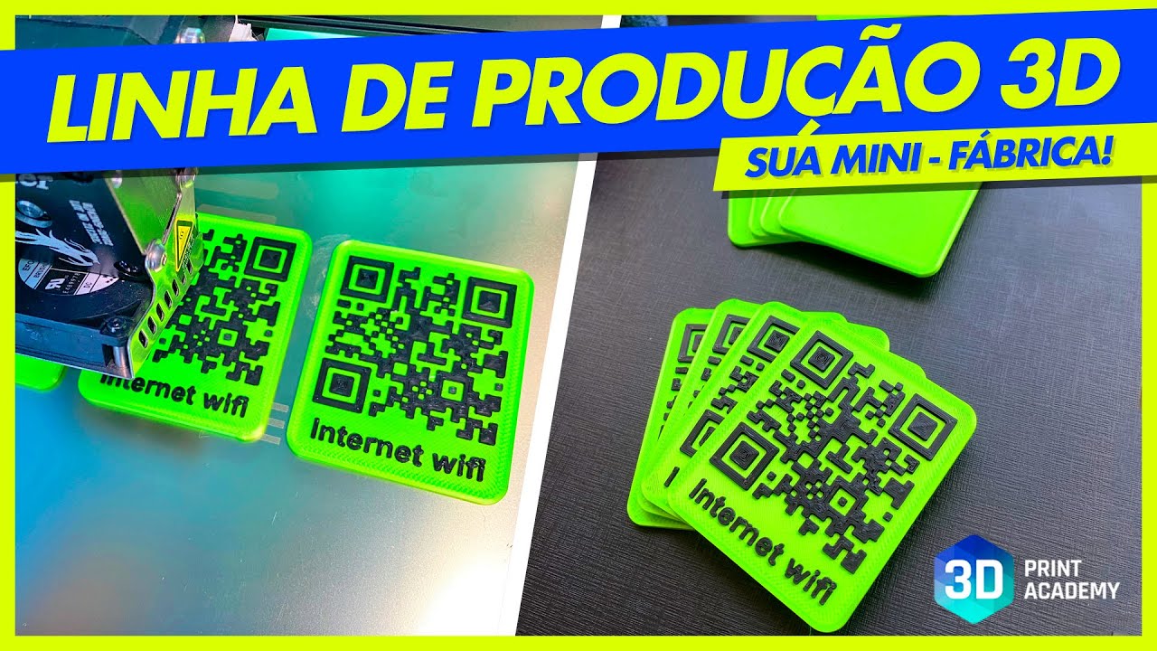 Crie uma LINHA DE PRODUÇÃO com Impressão 3D e Modelagem