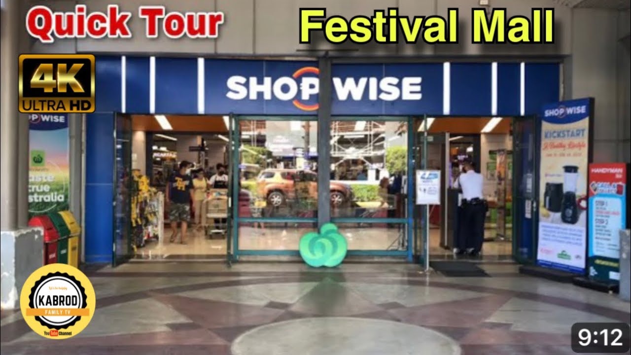 4K | SHOP WISE FESTIVAL MALL NAMAN ANG PINUNTAHAN NI KABROD | WALKING TOUR