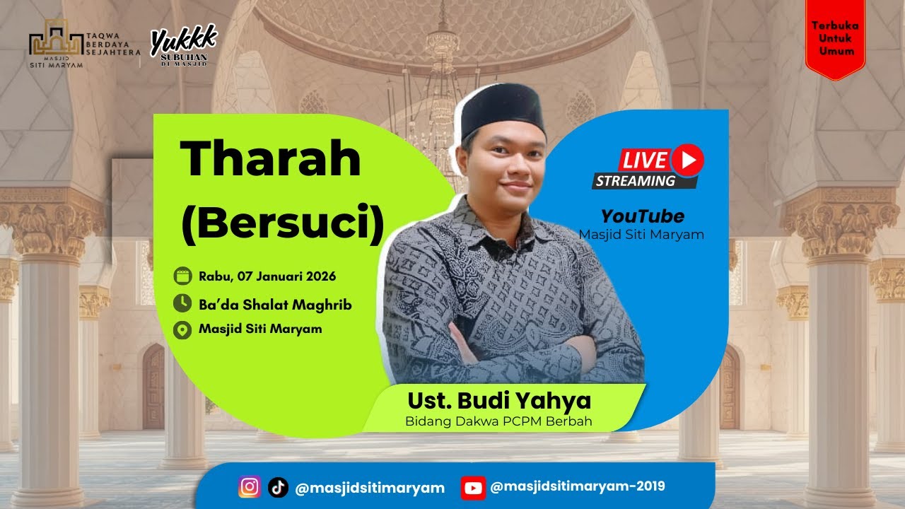 [ LIVE ] KAJIAN RABU BA'DA MAGRIB,  