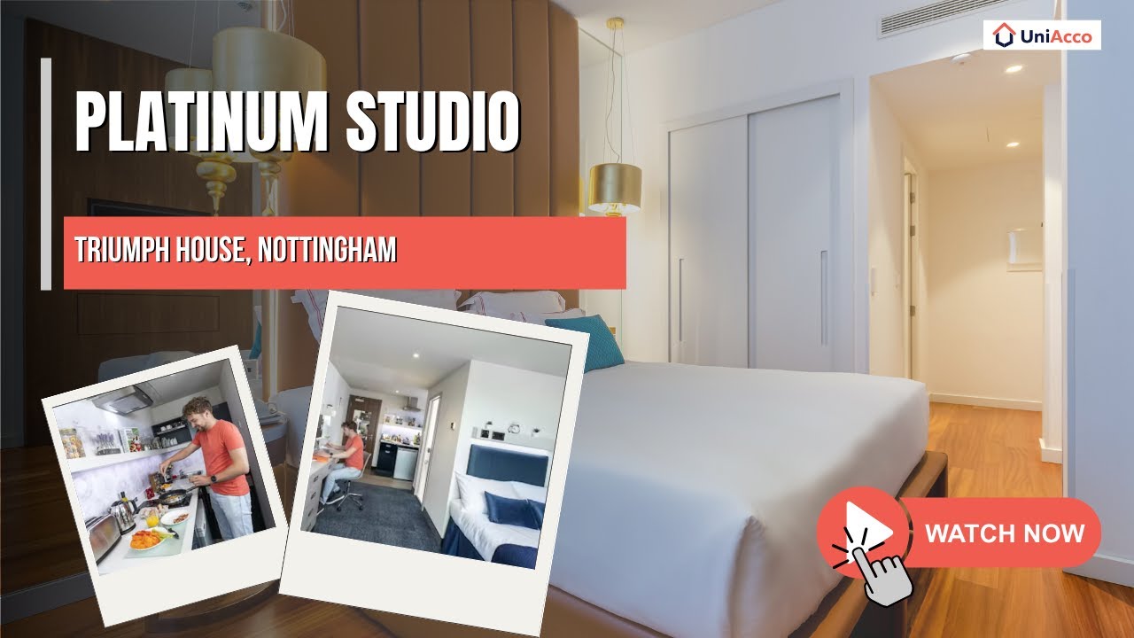 Platinum Studio at Triumph House Nottingham 🌟 | Modern Student Studio Tour!