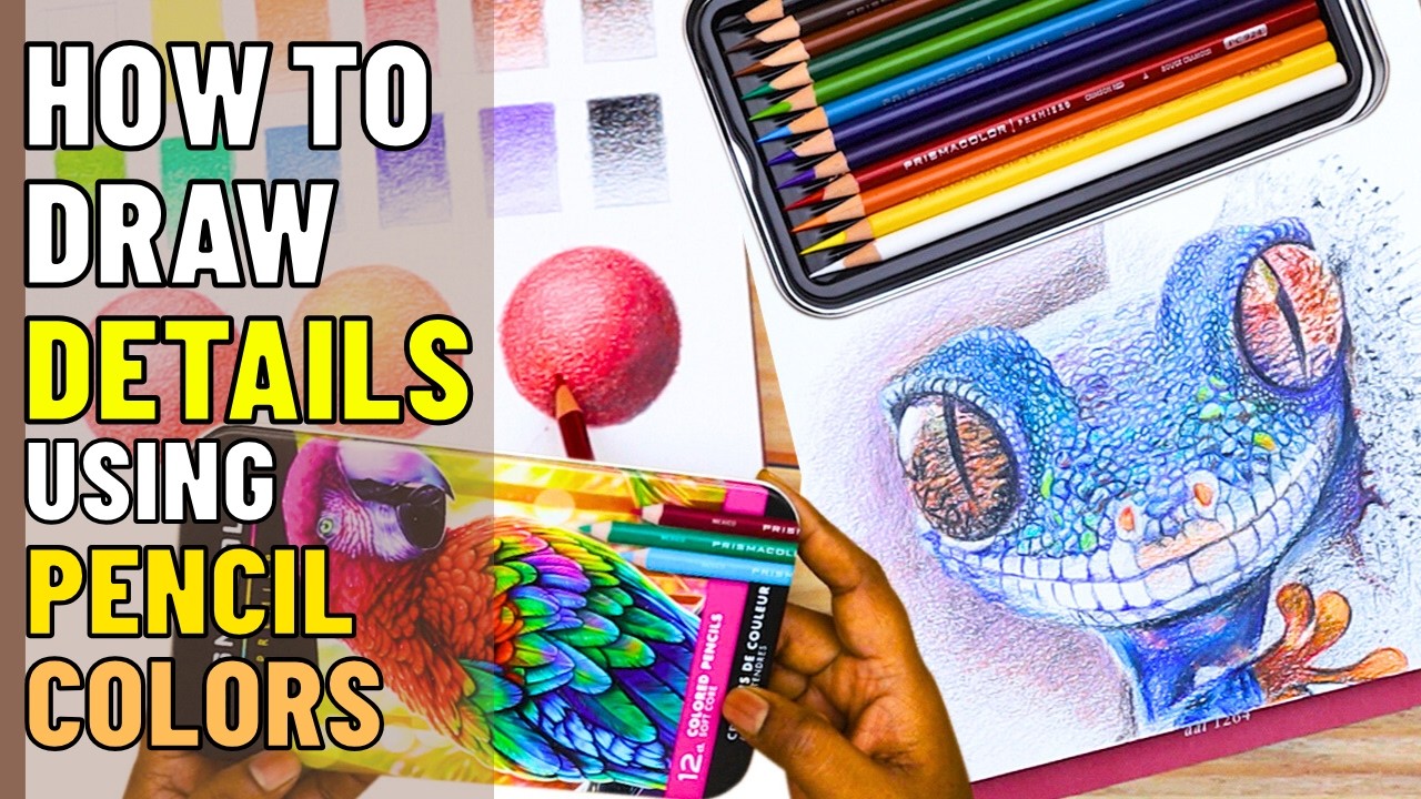 Color Pencil Realistic Animal Drawing Tutorial With Prismacolor Premier Soft Core Pencil