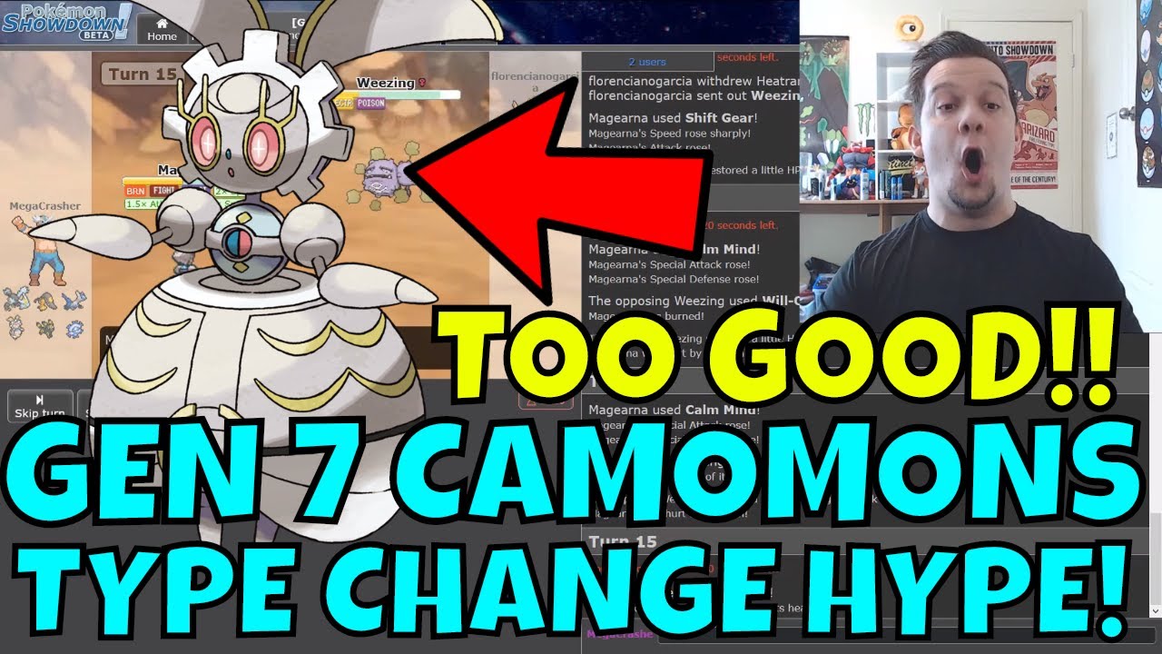 Pokemon Showdown Camomons Live: FIGHTING/GHOST MAGEARNA & FLYING/STEEL KYUREM ARE INSANE!