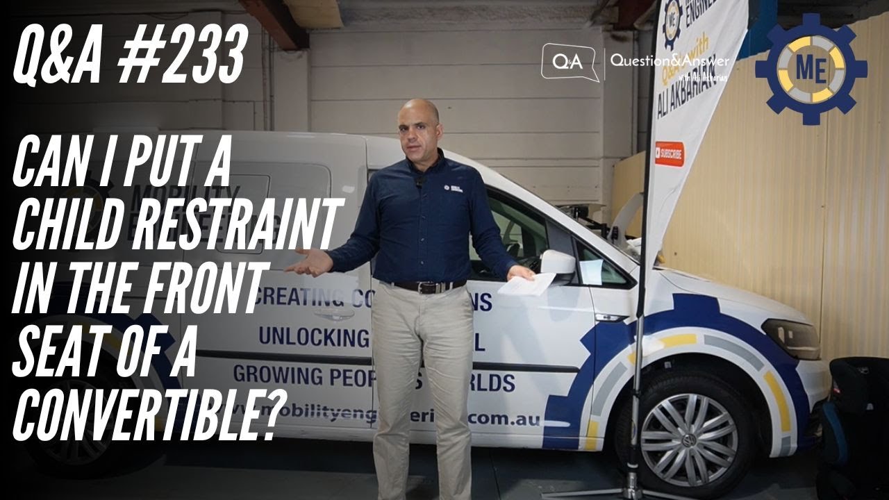 Q&A #233 - Can I Put a Child Restraint in the Front Seat of a Convertible?