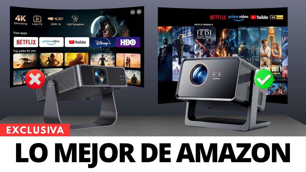 &iquest;Qu&eacute; Proyector Port&aacute;til 4K Comprar en 2026? 5 Mejores Proyectores Calidad Precio