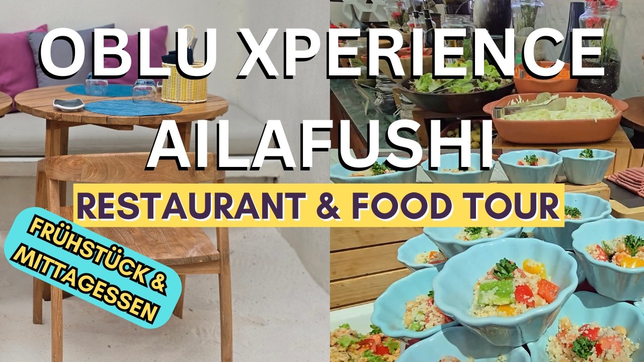 Walking Tour: Buffet & Restaurant OBLU EXPERIENCE Ailafushi Resort