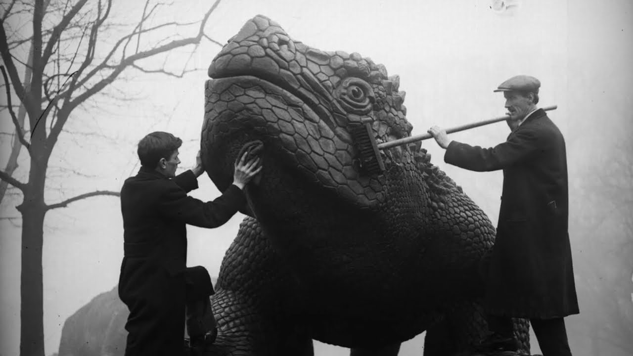 The First Ever Dinosaur Sculptures - Crystal Palace London