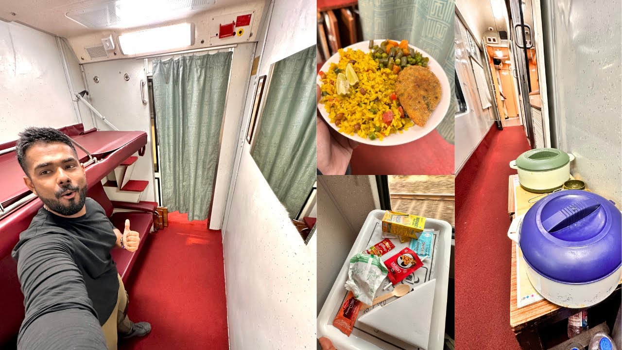UnBoxing the Mumbai Tejas Rajdhani FIRST CLASS Experience: FOOD BUFFET IN PRIVATE ROOMS