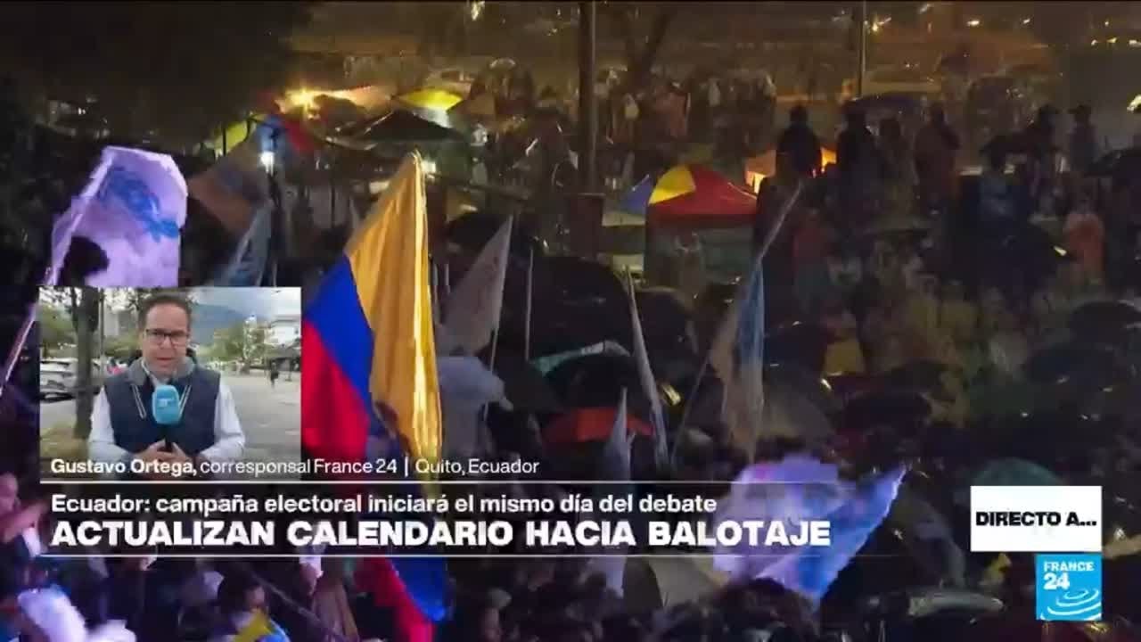 Directo a... Quito y la ampliación de la campaña electoral en Ecuador • FRANCE 24 Español