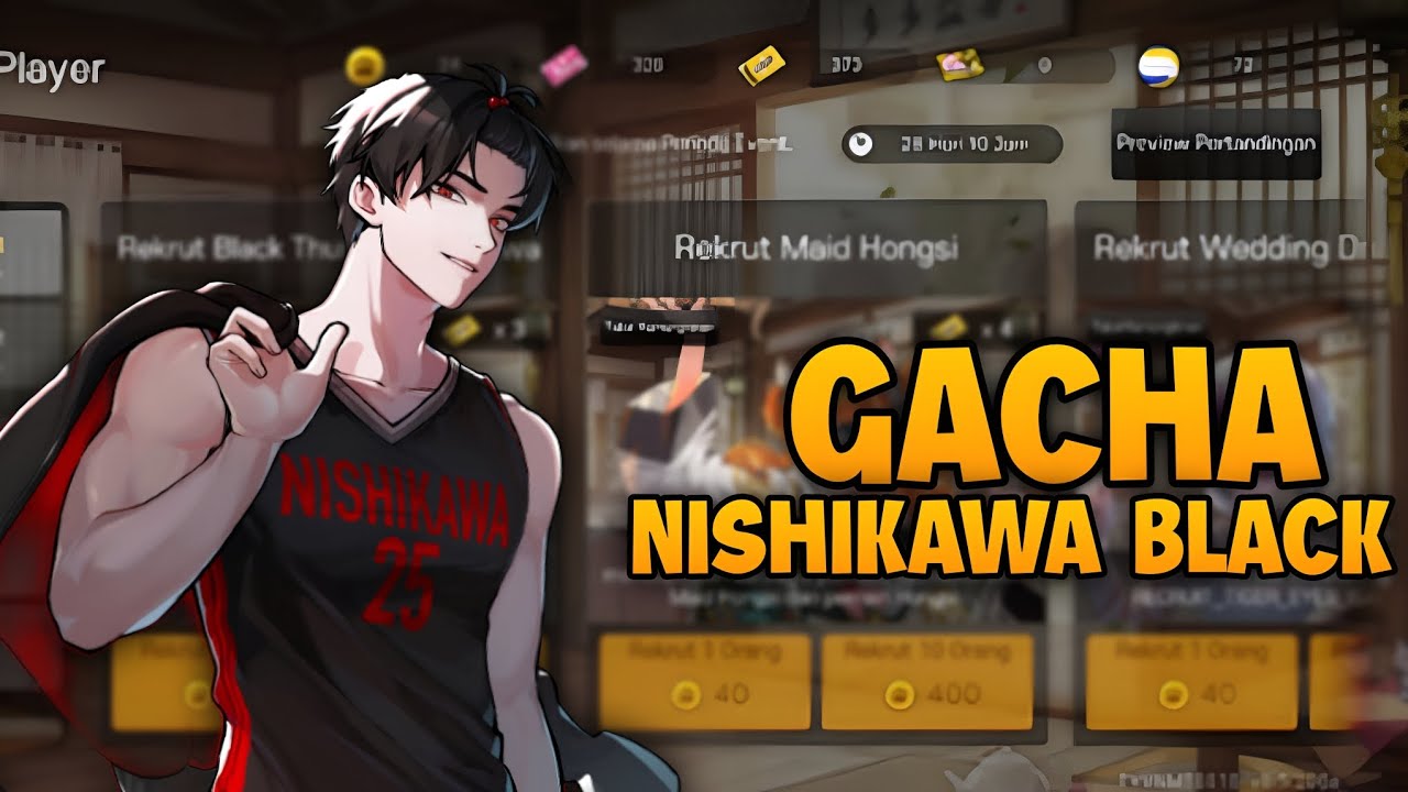 Gacha Nishikawa Black Modal 8k V Points - The Spike Cross