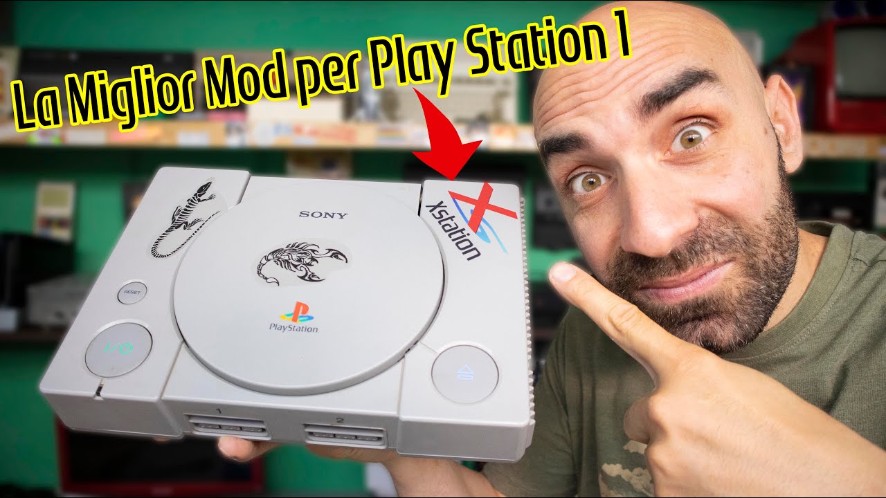La Miglior Mod per Play Station 1 che sostituisce il Lettore CD Rom con una SD Card! LA XSTATION!