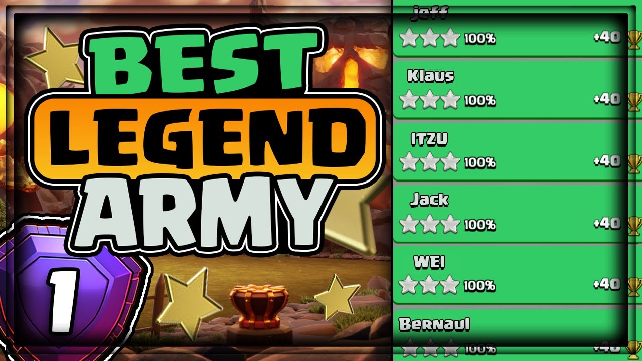 TOP PLAYER SHARES BEST LEGEND LEAGUE ARMY | TH14 Legend League attack strategy |