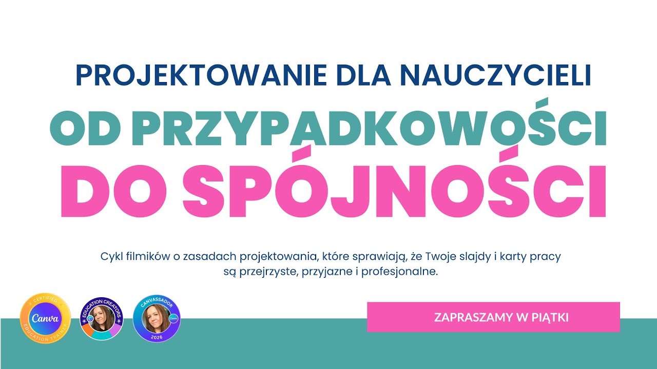 Projektowanie dla nauczycieli - negative space od chaosu do czytelności slajdów #canva