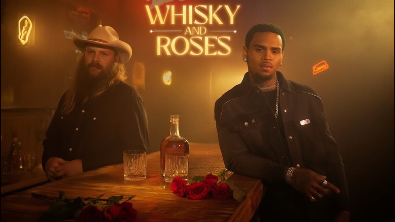 Chris Stapleton ft Chris Brown - whisky and roses ( country R&B)