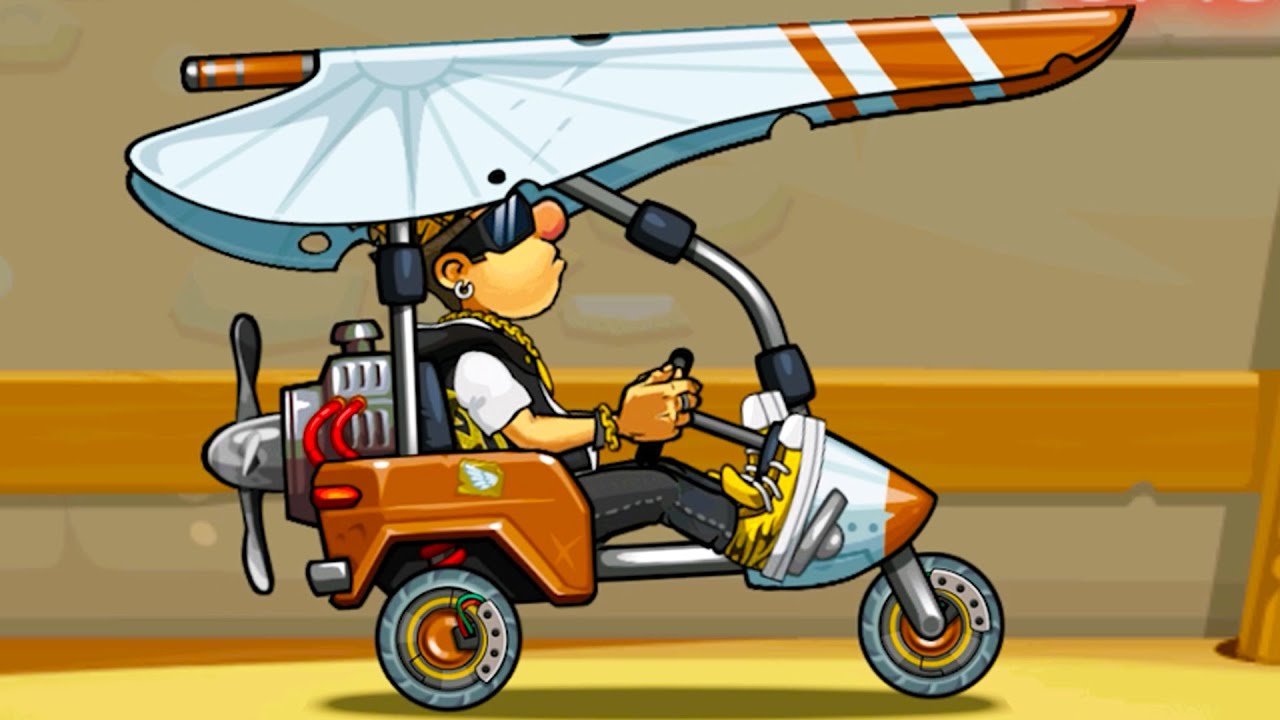 Планер в Хилл Климб #32 Hill Climb Racing 2 на Машинки Кида