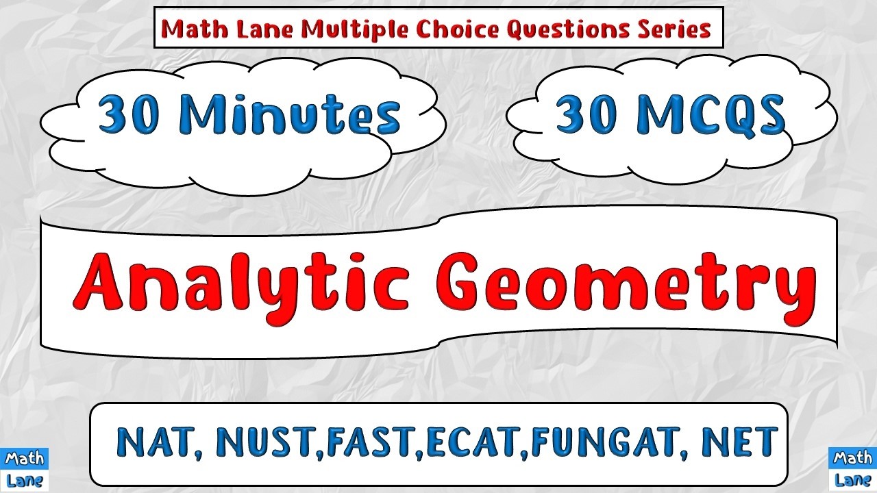 Analytic Geometry || Multiple Choice Questions
