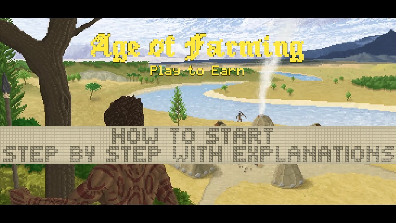 Age Of Farming WAX NFT Game - How To Start Step by Step with Explanations (Englisch)