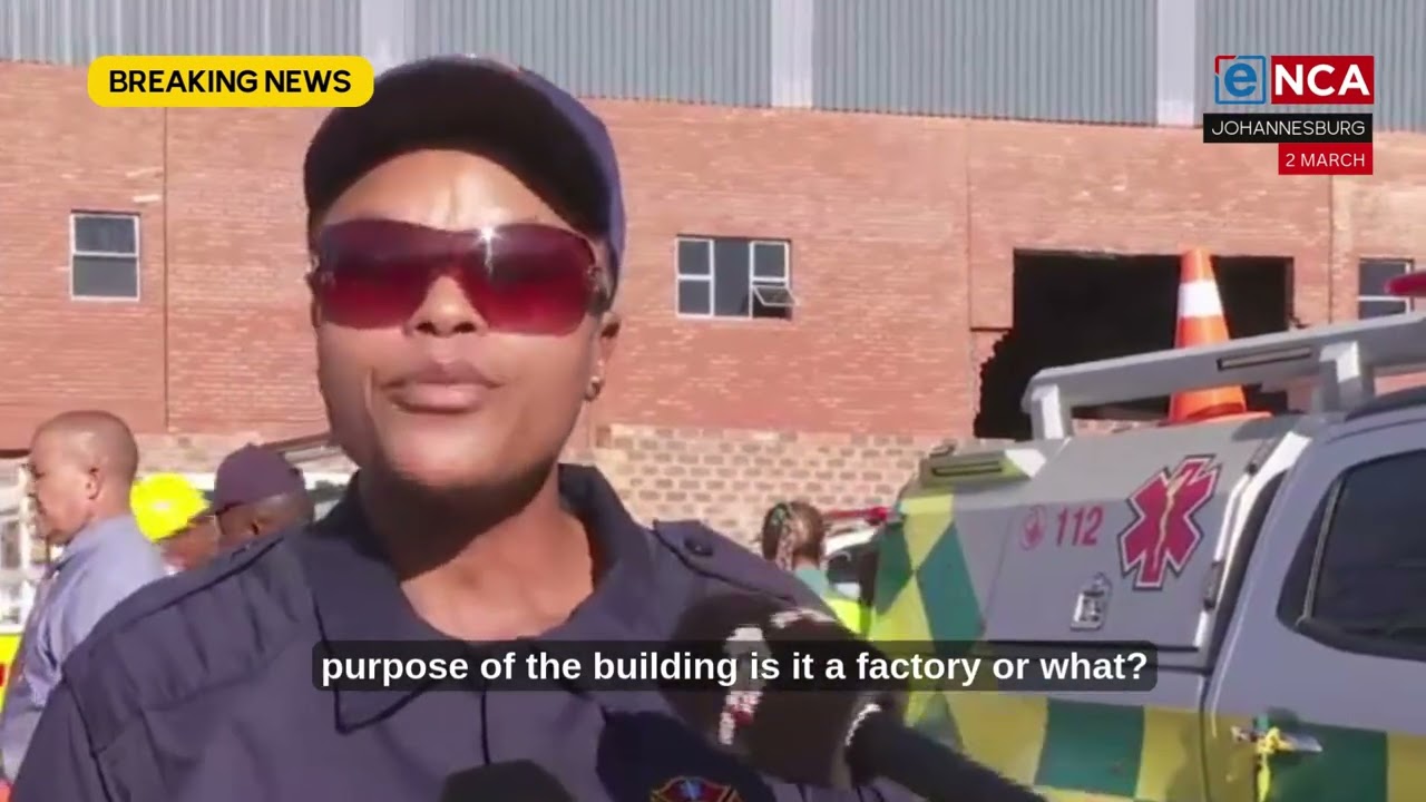 Six dead after a building collapsed in Johannesburg