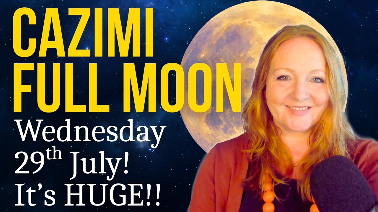 🌕Wed 29th July 2026 | The Biggest Full Moon of 2026 ✨ Jupiter Cazimi, Pluto & Aquarius Awakening🪐✨