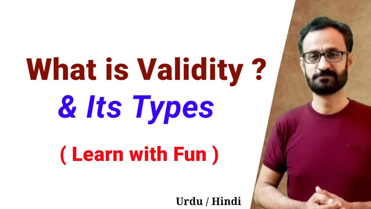 What is Validity and its Types  || Validity in Research