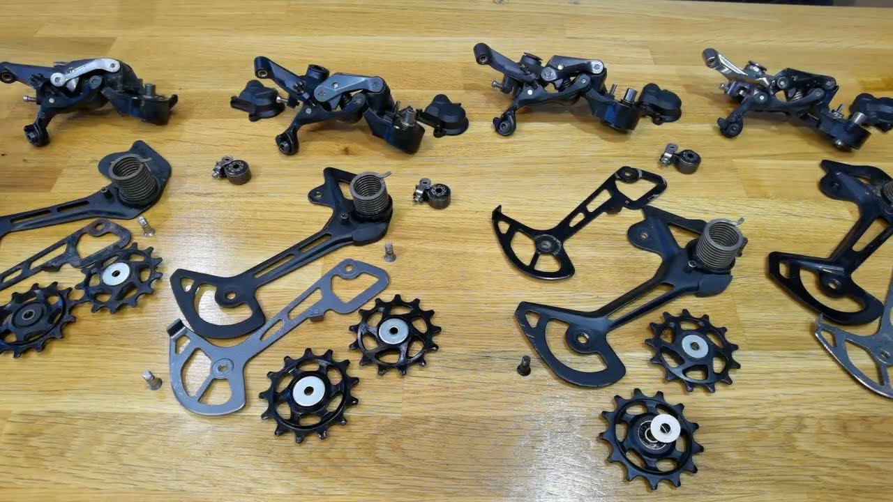 Lektion 5. Alle Shimano 12-Fach Schaltwerke im Vergleich.