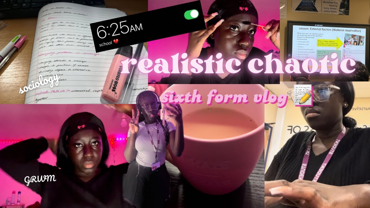 REALISTIC British School VLOG | SIXTH FORM |morning routine | day in the life 💗