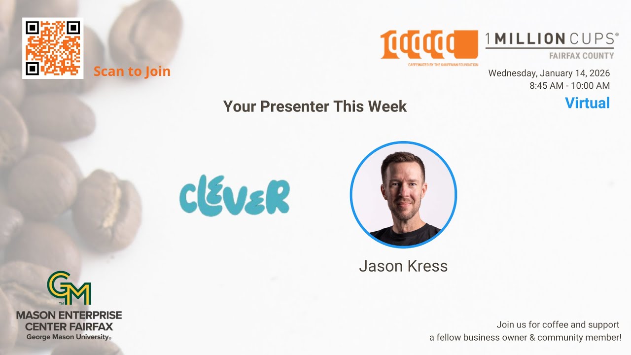 Jason Kress | Clever | 1MillionCups Fairfax