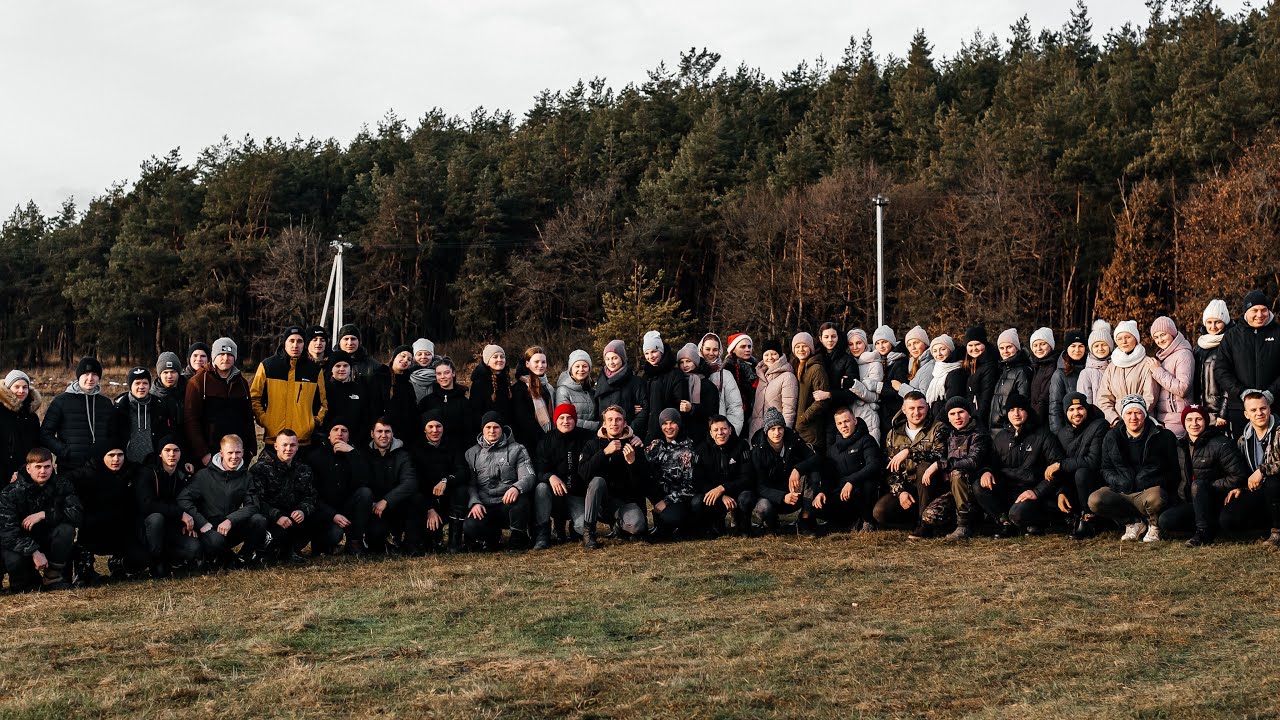 Зимний поход молодежи ц. Дьяконово, г. Курск🏕️