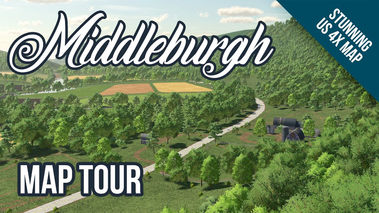 Middleburgh from Nitrodad is a Fantastic US 4x Map - Map Tour - FS22