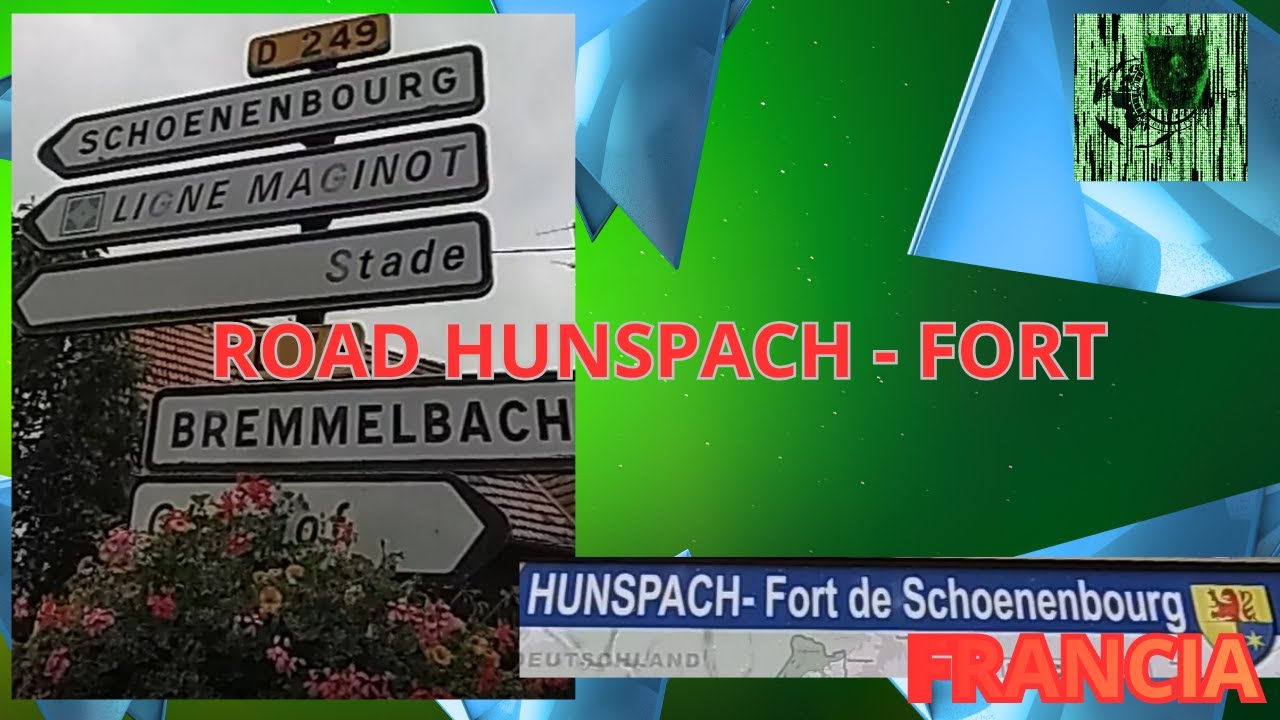 Road in auto da Hunspach a  schoenenbourg forte linea maginot #lineamaginot #BorghipiùBellidiFrancia
