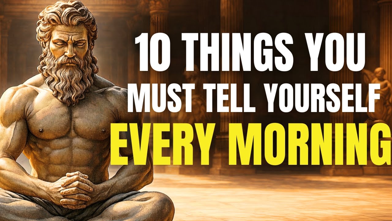 Do this EVERY MORNING and REPROGRAM your MIND and  body FOREVER | 7 STOIC LESSONS