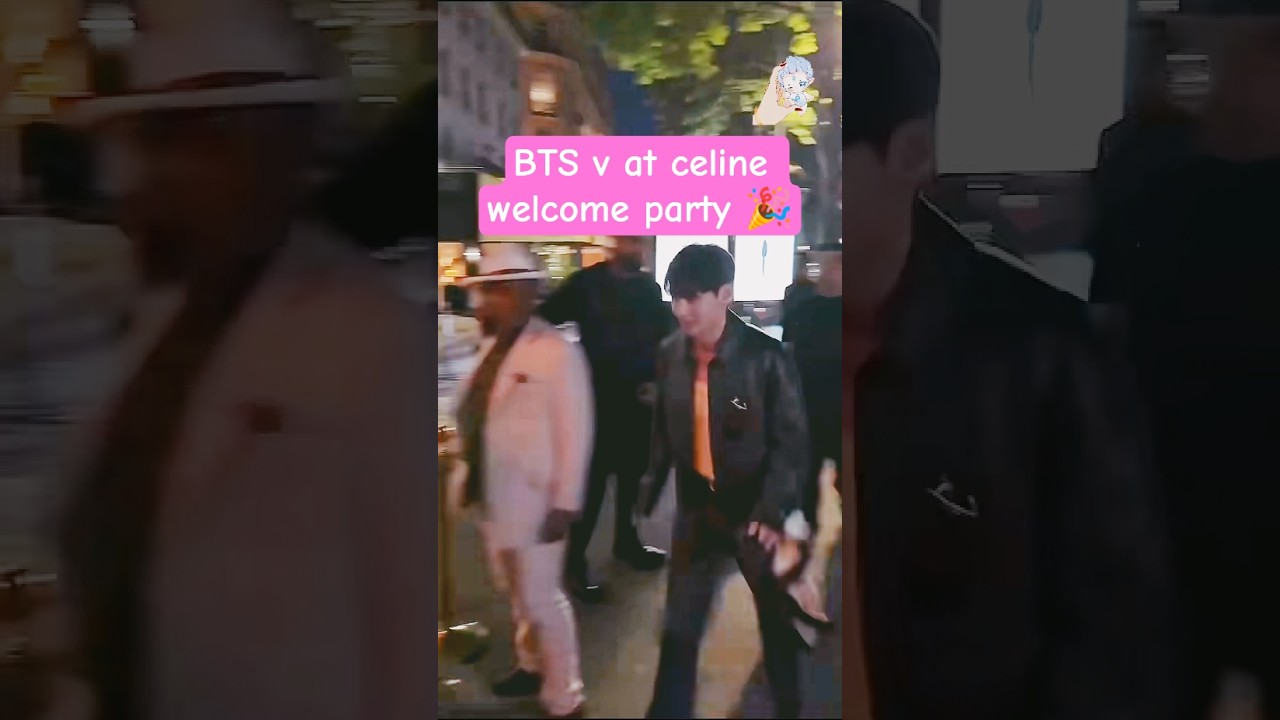 BTS v arrived in Paris airport #v#kimtaehyung #bts#fypシ゚viral #kpop