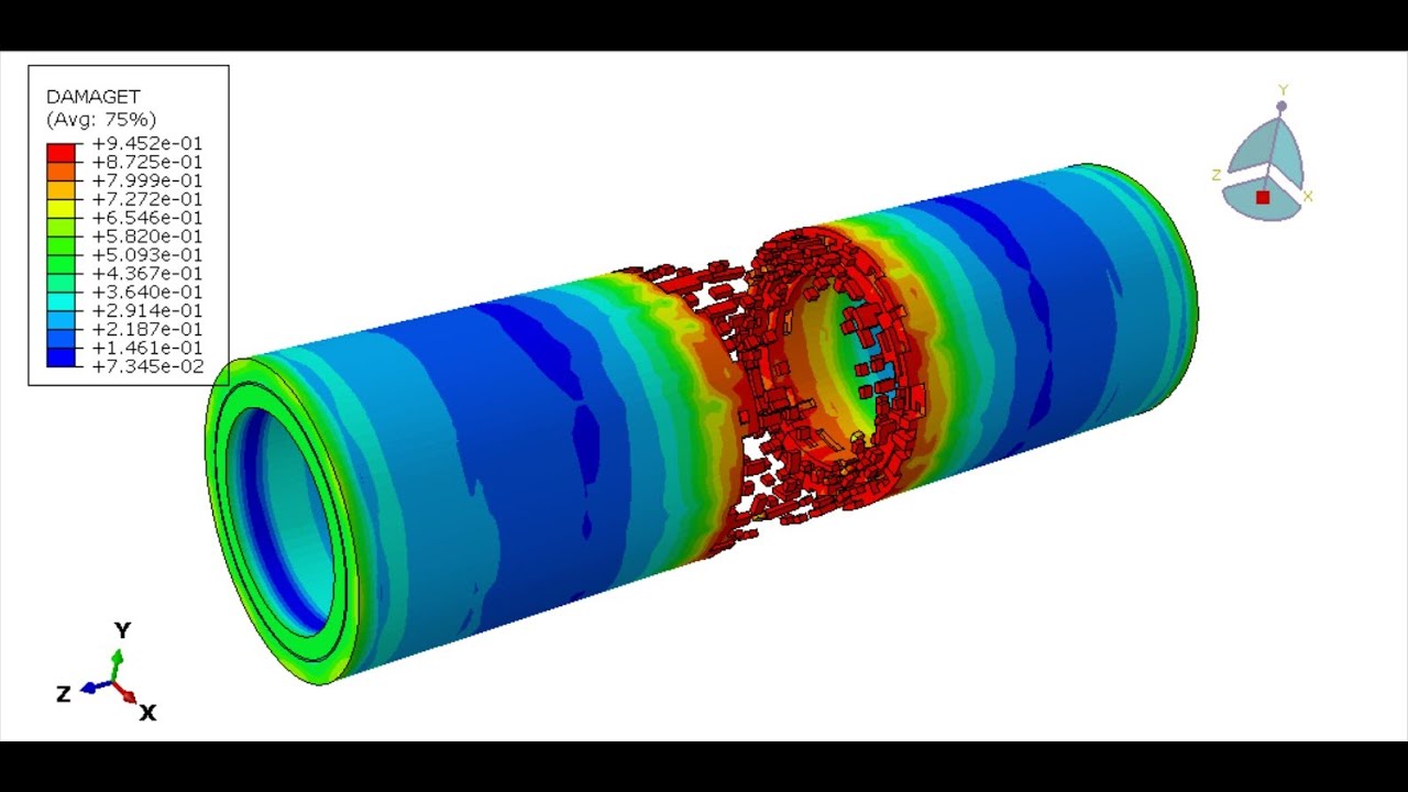 Numerical study on CFRP-lined concrete cylinder pipe under internal explosion
