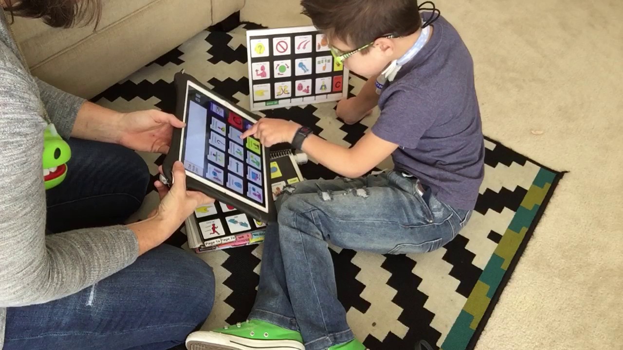 Playing a game and using multi modal communication via PODD