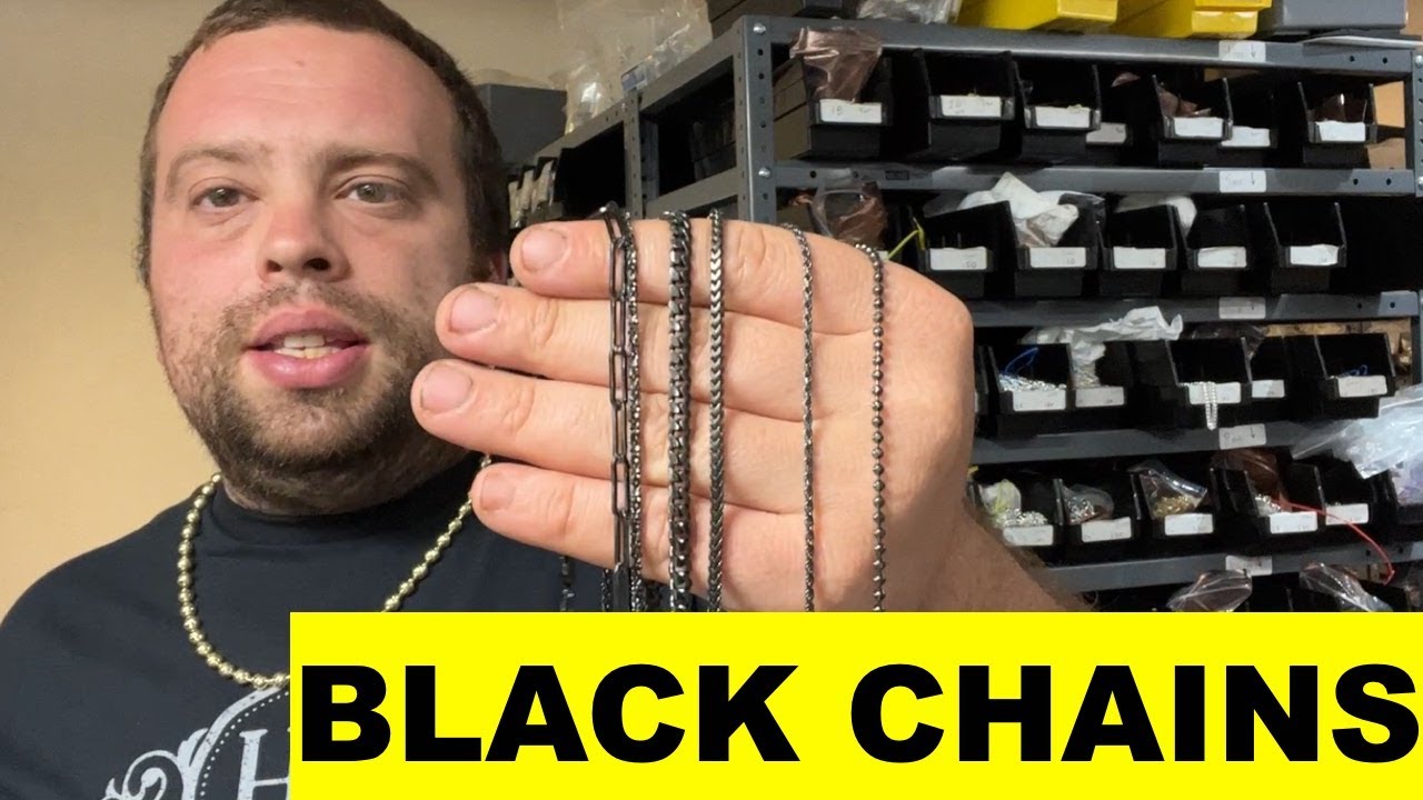 Black Rhodium Mens Ladies Chains - Newest Trending Chains First Bought To You By Harlembling