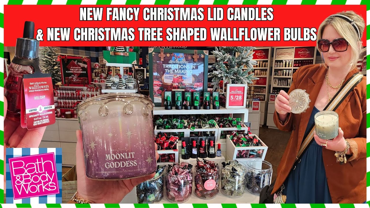 Bath & Body Works НОВЫЕ РОЖДЕСТВЕНСКИЕ СВЕЧИ С КРЫШКАМИ И НОВЫЕ ЗАПАСНЫЕ СТОЙКИ ДЛЯ РОЖДЕСТВЕНСКО...