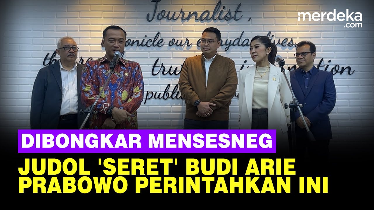 Kasus Judi Online Komdigi Dikaitkan Ke Budi Arie, Terungkap Prabowo Beri Perintah ini!