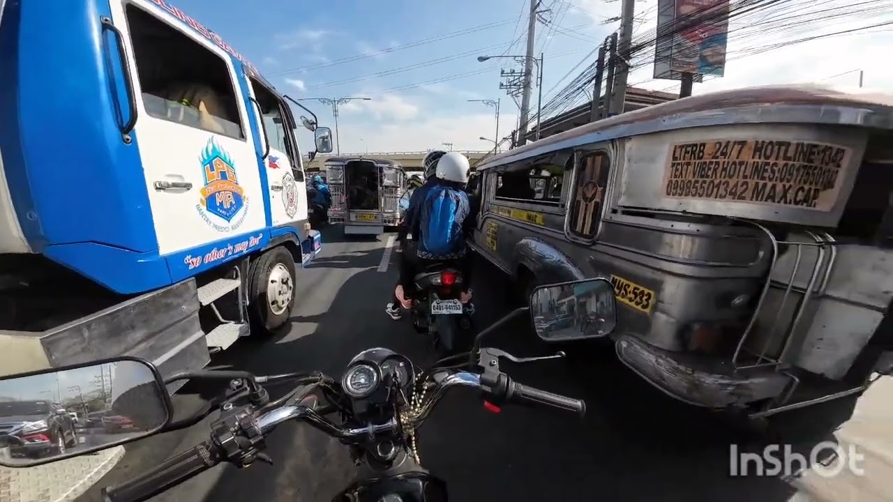 SM bacoor to Baclaran church ride TVS XL 100 Philippines