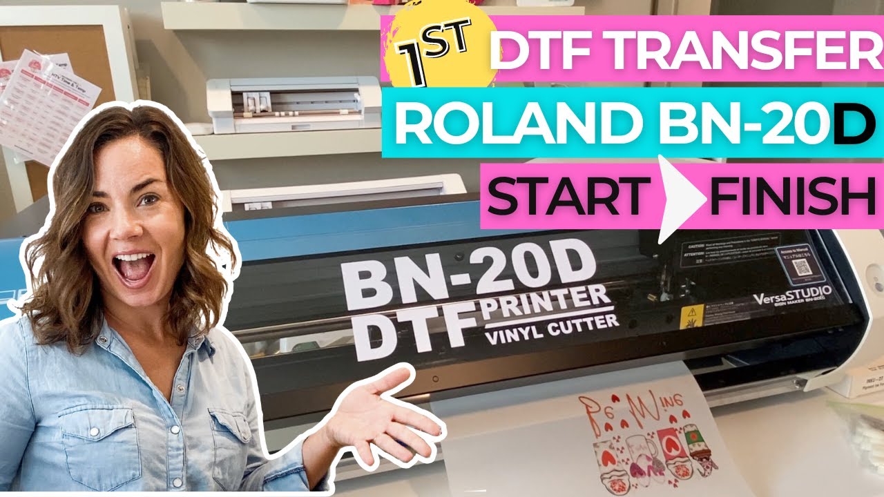 Первый DTF-перенос с помощью DTF-принтера Roland BN-20D