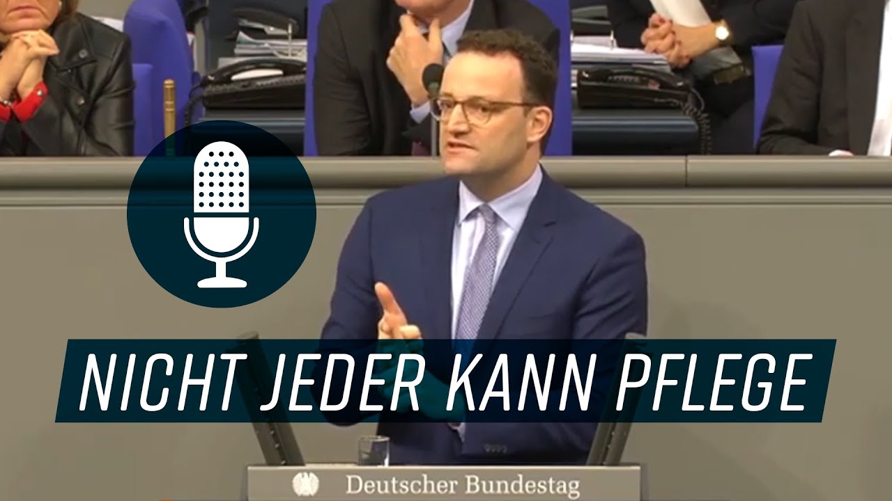Spahn: Nicht jeder Arbeitslose kann Pflege
