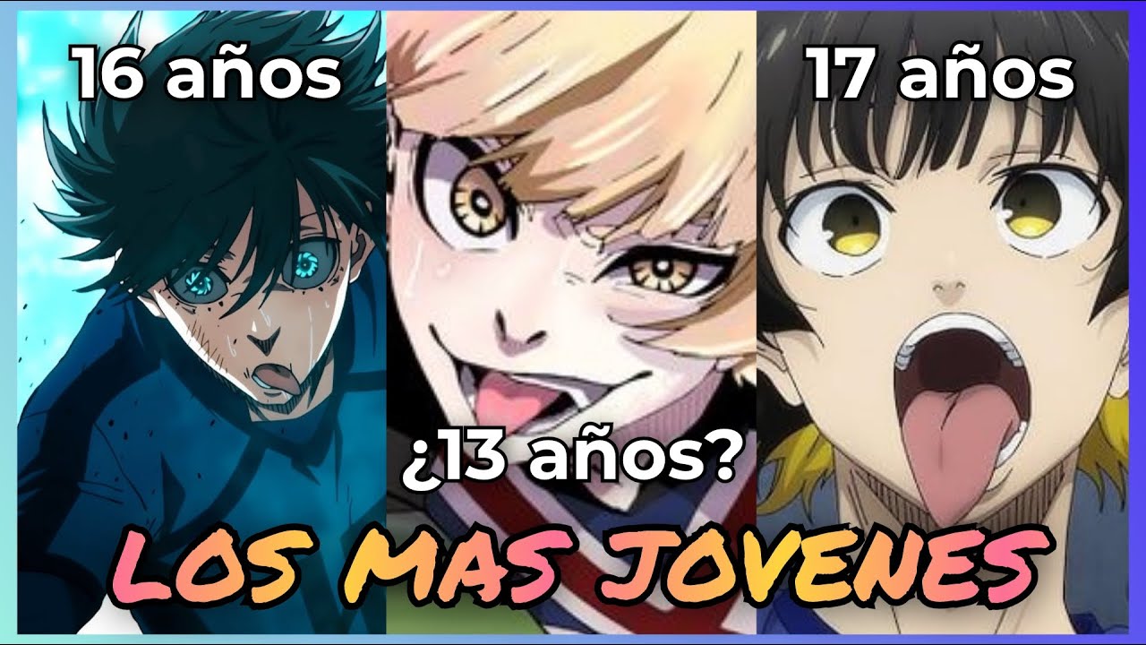 TOP 10 JUGADORES MAS JOVENES DE BLUE LOCK⚽️🐤