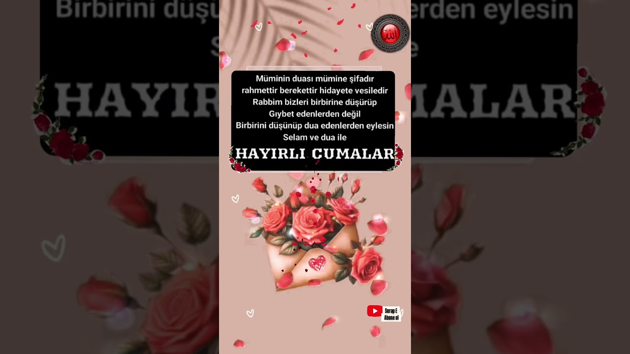 Hayırlı Cumalar🌺En Yeni ve En G&uuml;zel Cuma Mesajları💚Cumanız M&uuml;barek Olsun🤲#cumamesajıvideoları