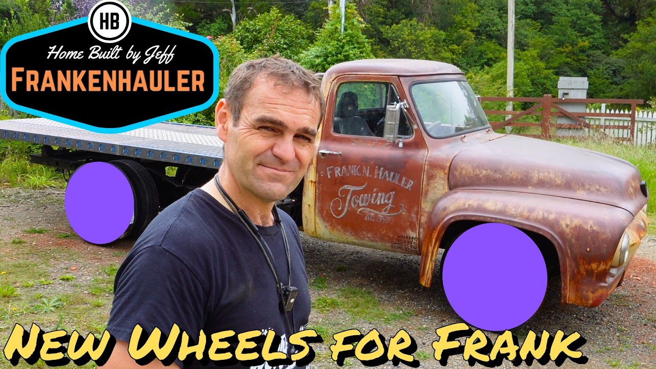 New Wheels for Frank - 1954 Ford F600 Car Hauler Build part 74