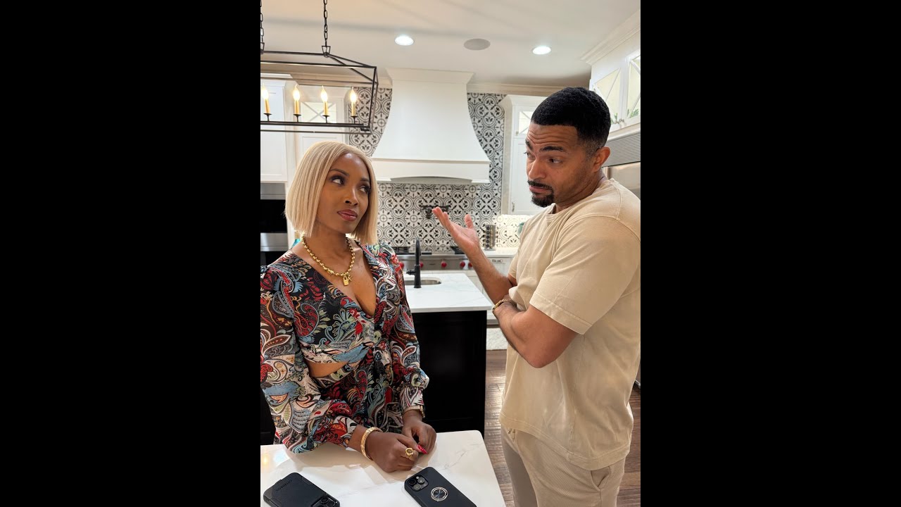 When Anthony ask Amber is she talking to Victor!