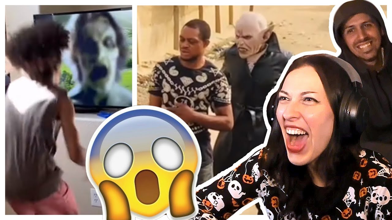 EPIC SCARY PRANKS REACTION - LAUGH WITH THE FEAR OF OTHER PEOPLE