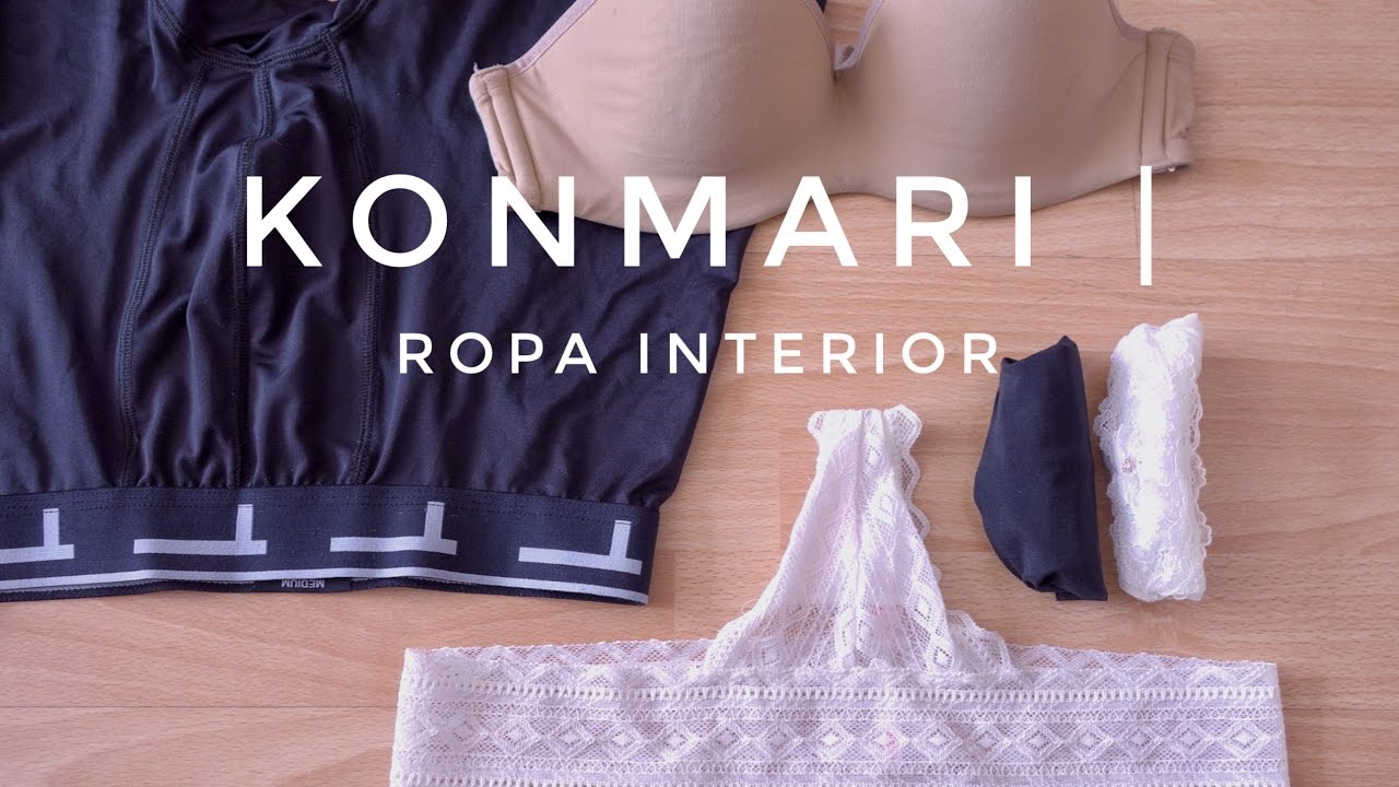 Cómo doblar ropa interior | Método KonMari por Marie Kondo
