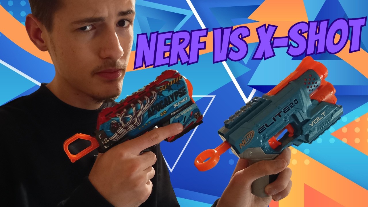 (Противостояние) Nerf Volt против X-Shot Flux