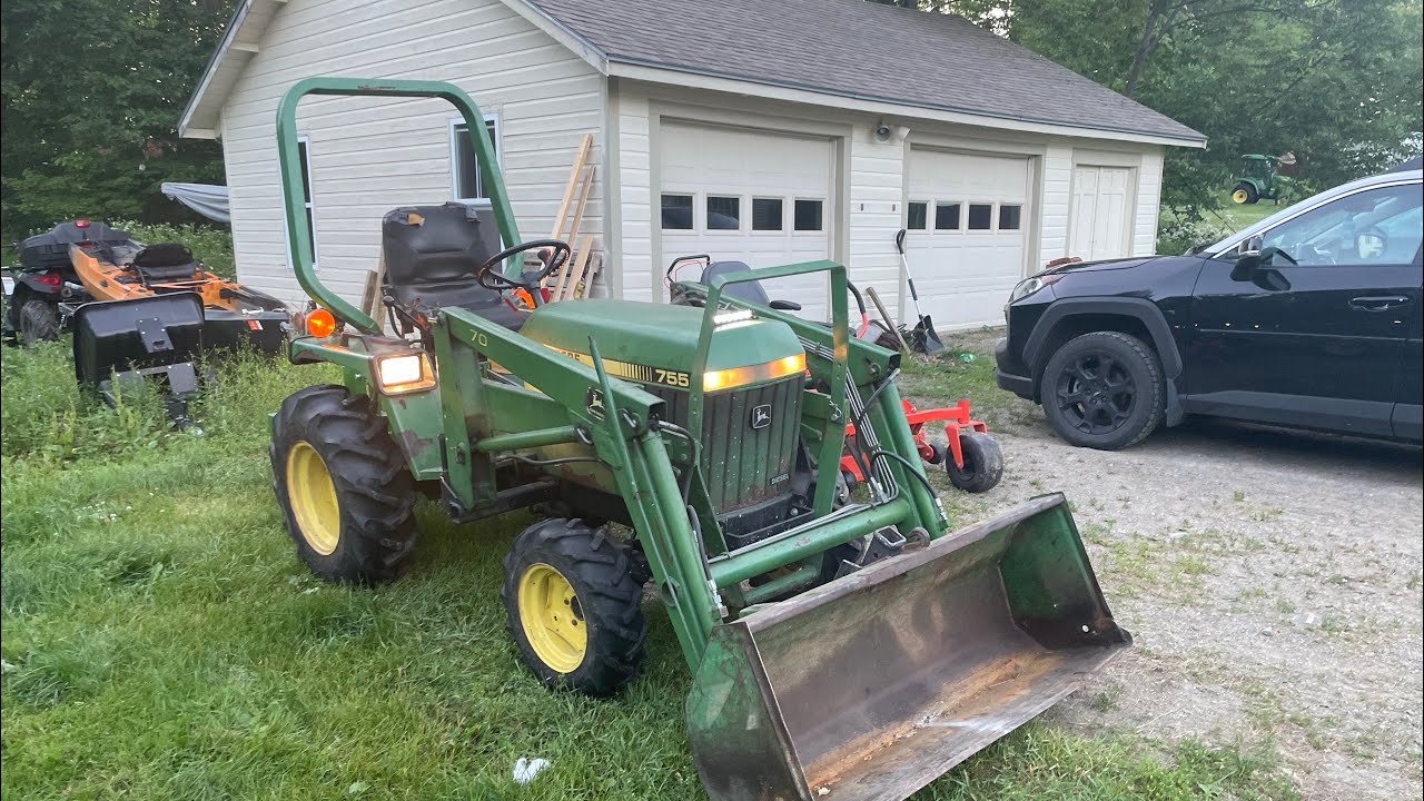 John Deere 755 engine rebuild and first start
